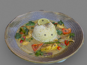 food chicken 3D Модель