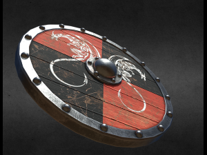 viking shield 3D Model