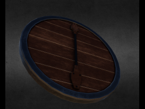 viking shield Modello 3D