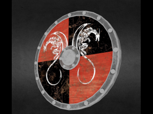 viking shield Modello 3D