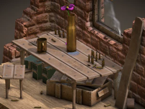 戦争と平和の雰囲気 3Dモデル