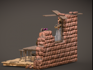 war and peace ambient 3D Model
