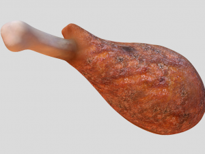 turkey food Modelo 3D