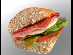subway sandwich Modèle 3D