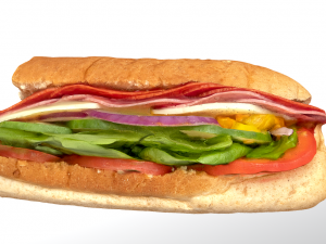 subway sandwich Modèle 3D