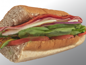 subway sandwich Modèle 3D