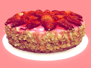 strawberry cake 3Dモデル