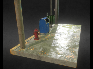 street assets 3D Modell