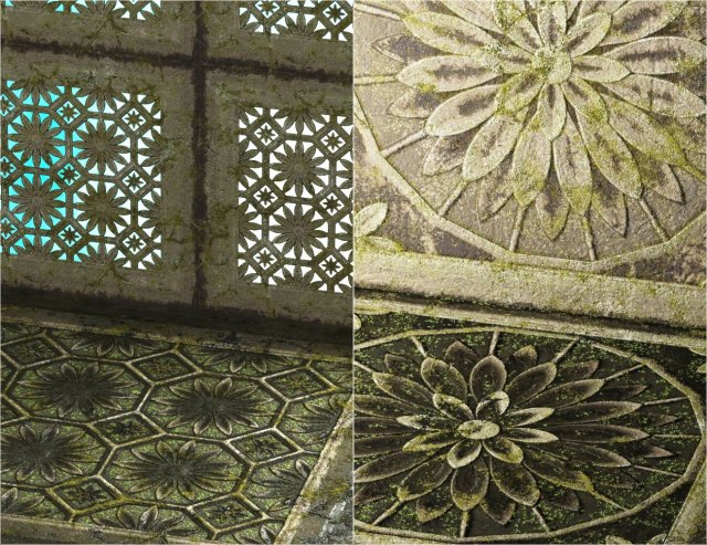 stone mandala pbr CG テクスチャ .c4d .max .obj .3ds .fbx .stl .blend 