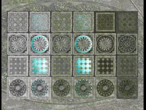 stone mandala pbr CG テクスチャ