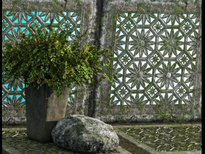 stone mandala pbr CG テクスチャ