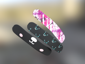 bandage left cheek over textures 3D Model