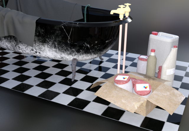 bath drugslab 3Dモデル .c4d .max .obj .3ds .fbx .stl .blend