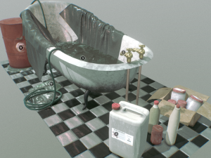 bath drugslab 3Dモデル