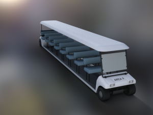 golf carts Modello 3D