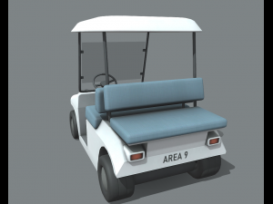 golf carts Modello 3D