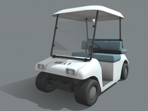golf carts Modello 3D