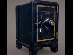 antique safe 3D Model