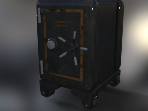 antique safe 3D Model