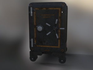 antique safe 3D Model