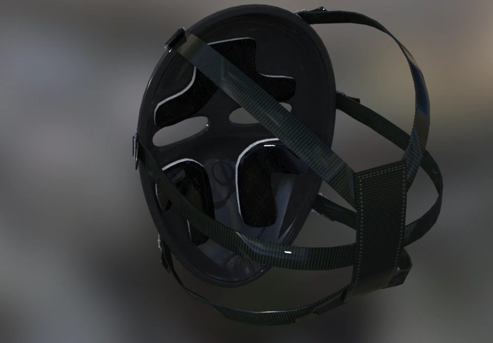 mask balistic 3D Model .c4d .max .obj .3ds .fbx .stl .blend 