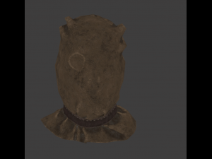 bag on the head terror 3D मॉडल