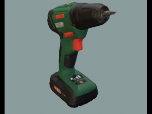 jackhammer bosh drill low Model 3D