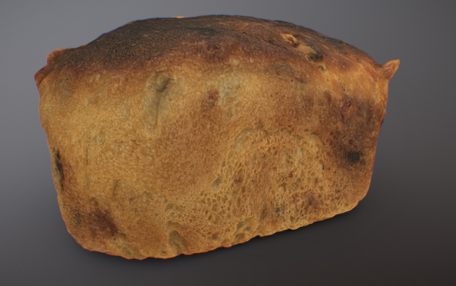 bread realistic Modelo 3D .c4d .max .obj .3ds .fbx .stl .blend 