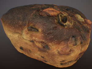 bread realistic Modelo 3D