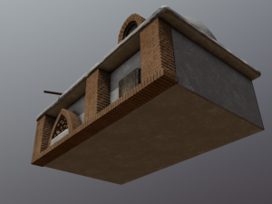 brick bread low poly 3D मॉडल
