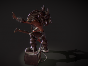rocker dude decor Modelo 3D