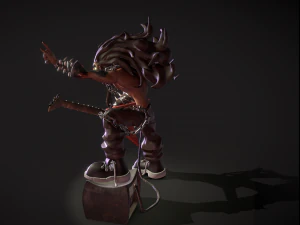 rocker dude decor 3D Model