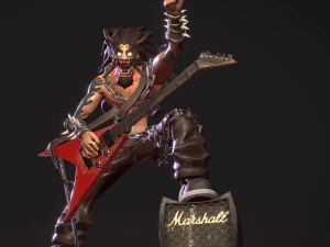 rocker dude decor 3D Model