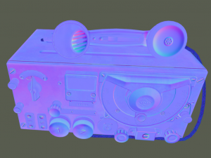 military radio a7b ussr 3Dモデル