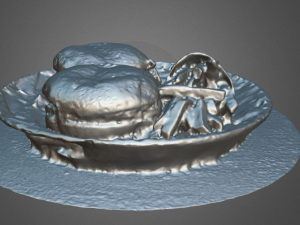 hamburg and potatoes 3D Model