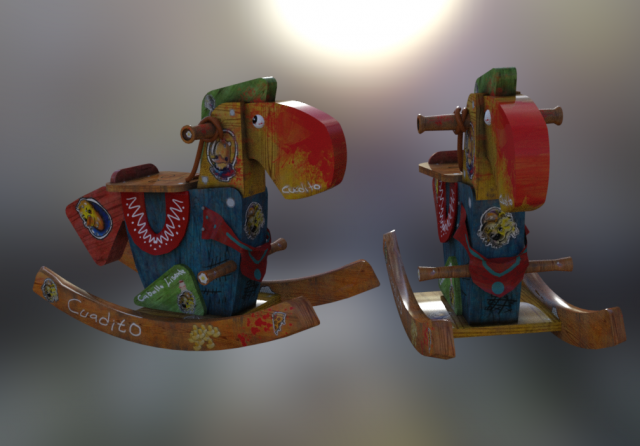 wood toy kids funny Modelo 3D .c4d .max .obj .3ds .fbx .stl .blend