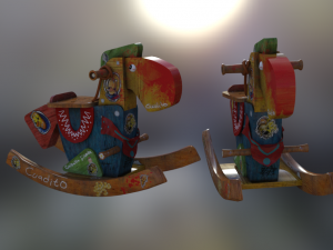 wood toy kids funny Modèle 3D