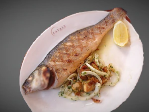 comida para peces Modelo 3D