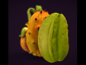 exotic fruits 3D Model