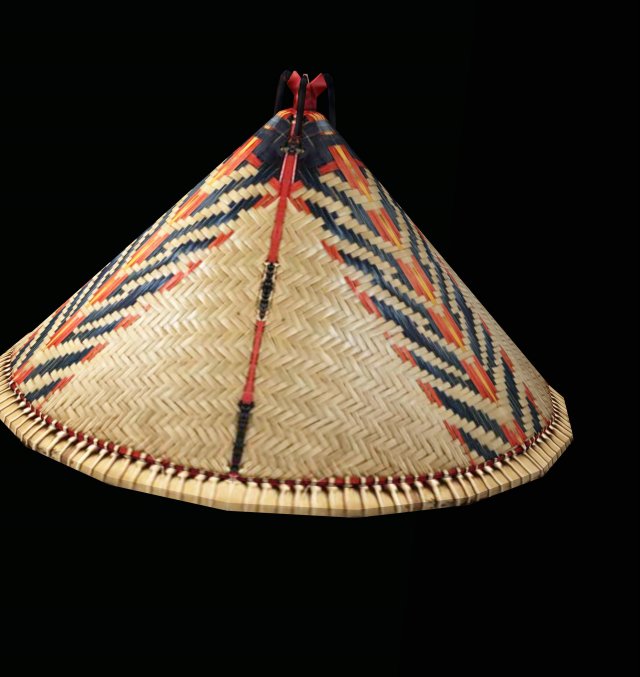 straw hat Model 3D .c4d .max .obj .3ds .fbx .stl .blend 