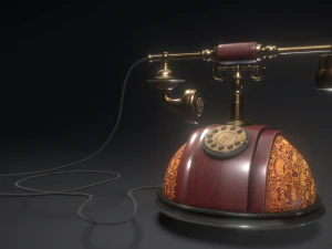 telephone old 3D Model