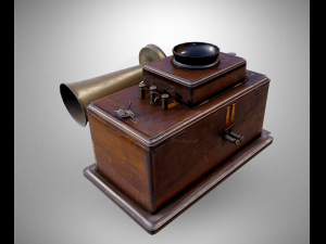 telephone old cone aparat Model 3D