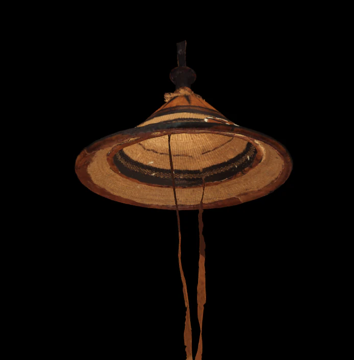leather fiber hat japanese warrior 3D Model .c4d .max .obj .3ds .fbx .stl .blend 