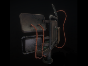 sci-fi factory computer 3D Model