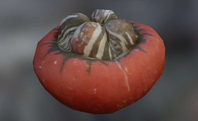 pumpkin low poly 3D Модель .c4d .max .obj .3ds .fbx .stl .blend 