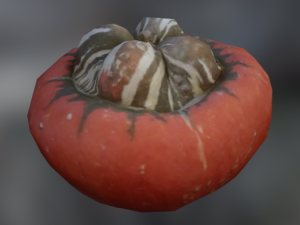 pumpkin low poly 3D Model