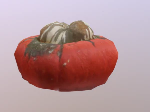 pumpkin low poly 3D Model