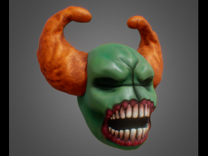 mask monster halloween Model 3D