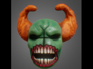 mask monster halloween Model 3D