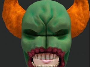 mask monster halloween Model 3D